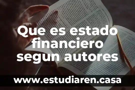 Nociones de derecho positivo mexicano que es el estado 6 Que es estado financiero segun autores