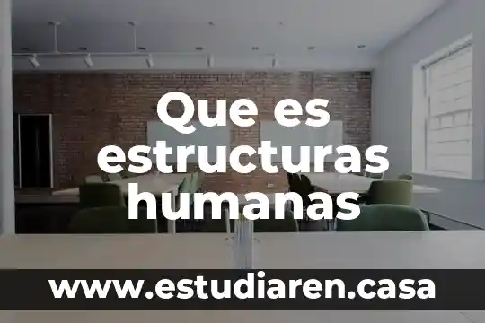 Que es tenso estructuras 8 Que es estructuras humanas