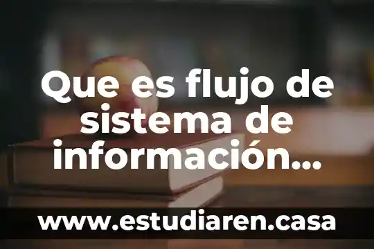 Que es flujo de sistema de información contable