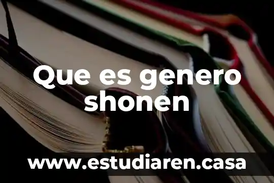 Qué es el género del coro 8 Que es genero shonen