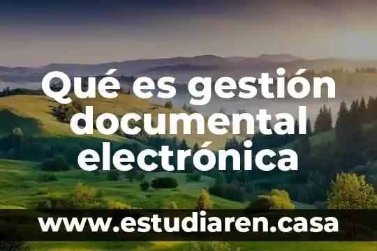 Que es la ilegibilidad documental causada por moho 4 Qué es gestión documental electrónica