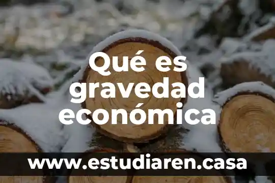 Teoria economica que es el empleo y el desempleo 8 Qué es gravedad económica