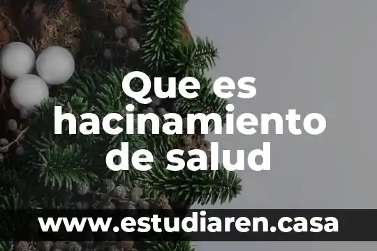 Que es un comportamiento patogeno en la salud 6 Que es hacinamiento de salud