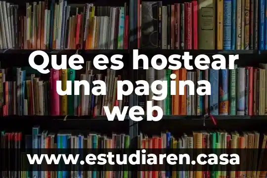 Que es deduccion en informatica 5 Que es hostear una pagina web