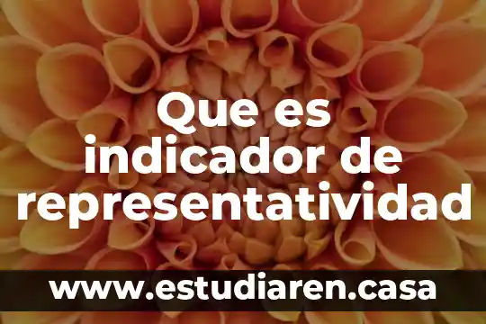 Que es el indicador ema 7 Que es indicador de representatividad