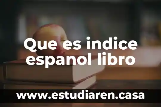 Libro sexo que es desarrollo 3 Que es indice espanol libro