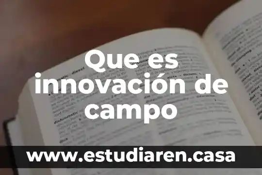 Que es el saldo medio por periodo de liquidaci贸n 7 Que es innovaci贸n de campo