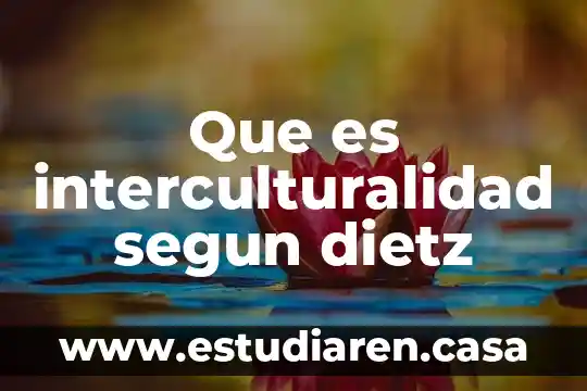 Que es interculturalidad de las comunidades y en instituciones gubernamentales 3 Que es interculturalidad segun dietz