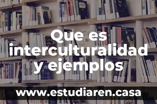 Que es interculturalidad de las comunidades y en instituciones gubernamentales 5 Que es interculturalidad y ejemplos