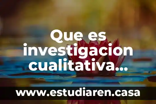 Qué es un método de investigación cuantitativa 8 Que es investigacion cualitativa cuantitativa y mixta redalyc
