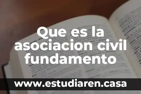 Que es la ejecucion civil 4 Que es la asociacion civil fundamento