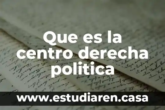 Que es una ventriculo derecha 6 Que es la centro derecha politica