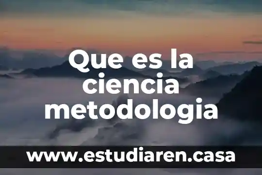 Que es un programa en metodologia 5 Que es la ciencia metodologia