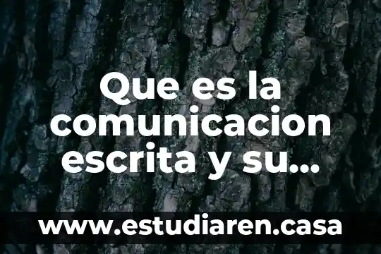 Qué es la oración comunicación oral y escrita 4 Que es la comunicacion escrita y su importancia