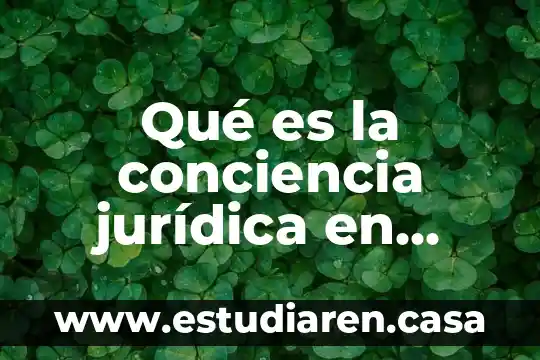 Bienestar en pocas palabras que es 7 Qué es la conciencia jurídica en palabras resumidas