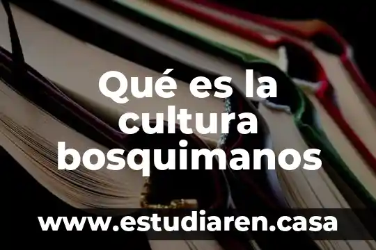 Que es la garantia mercado libre 3 Qué es la cultura bosquimanos