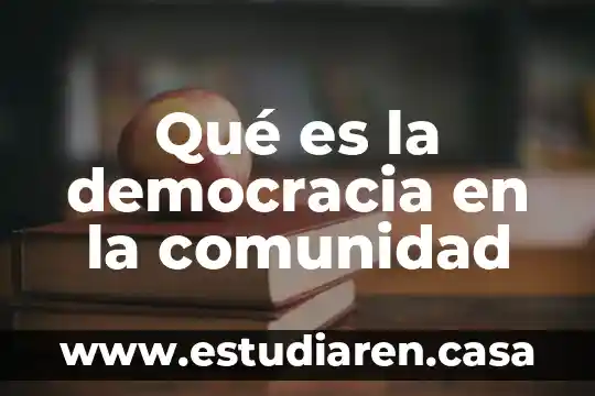 Que es la comunidad legbt 8 Qué es la democracia en la comunidad