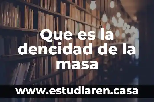 Que es un pedimento y para que sirve 8 Que es la dencidad de la masa