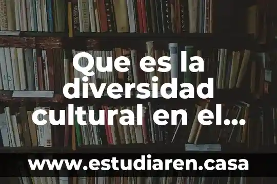 Que es la comprension mas amplia del mundo 6 Que es la diversidad cultural en el mundo para niños