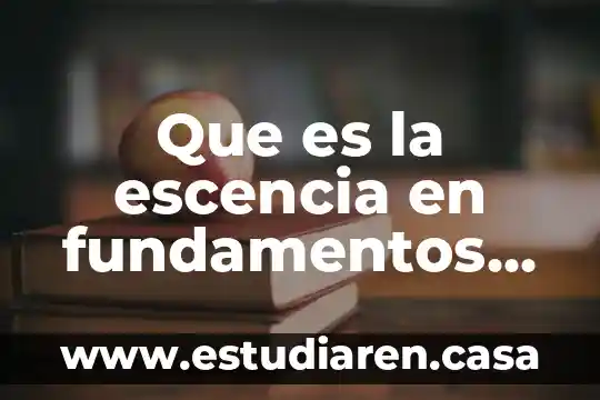 Que es la escencia en fundamentos de medicina china