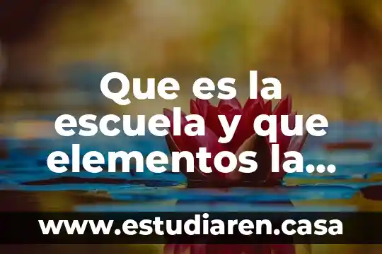 Que es un mapa y los elementos que los conforman 6 Que es la escuela y que elementos la conforman