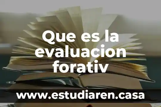 Que es la evaluacion de la personalidad 5 Que es la evaluacion forativ