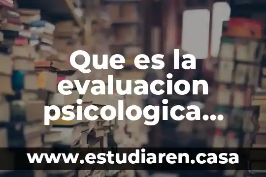 Que es un subsistema de evaluacion 3 Que es la evaluacion psicologica forense