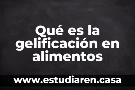Qué es un comcervador de alimentos 4 Qué es la gelificación en alimentos