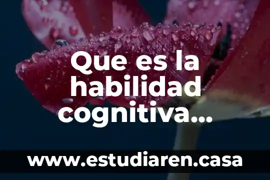 Que es disonancia cognitiva en psicologia 6 Que es la habilidad cognitiva matematica