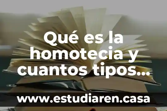 Qué es la homotecia y cuantos tipos hay