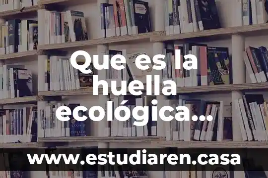 Que es la calidad de vida y sus indicadores 7 Que es la huella ecológica indicadores