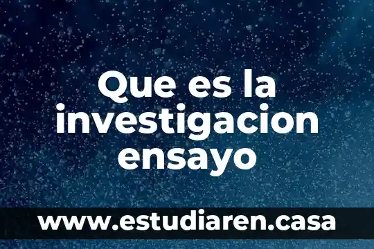 Investigación de que es la diversidad con nexos 5 Que es la investigacion ensayo