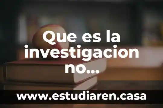 Que es la investigacion no gubernamental