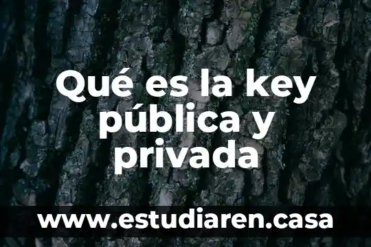 Que es una llave publica security in a box 3 Qué es la key pública y privada