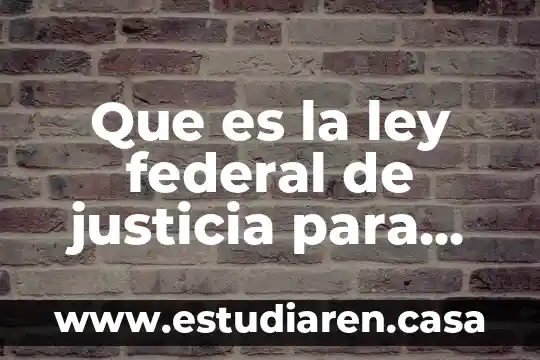 Sentido público de justicia que es 5 Que es la ley federal de justicia para adolecentes