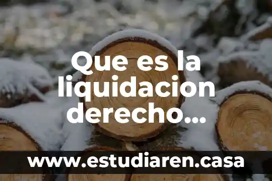 Por que es importante el derecho para un humanista 8 Que es la liquidacion derecho mercantil