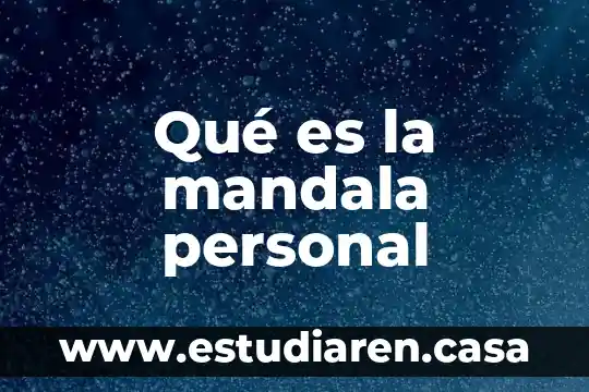 Qué es la mandala personal