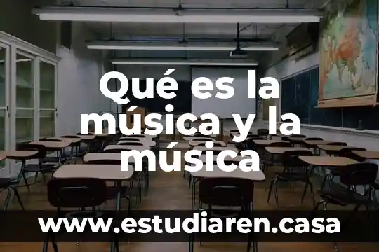 Que es la musica espacial 5 Qué es la música y la música