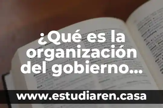 Que es la republica como forma de gobierno 7 ¿Qué es la organización del gobierno municipal?