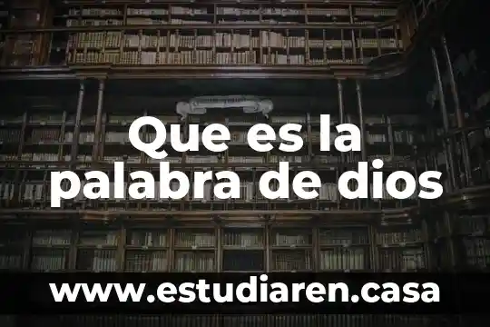 Que es reata origen de palabra 8 Que es la palabra de dios