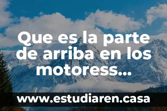 Qué es la parte y la contraparte en tv 4 Que es la parte de arriba en los motoress cummins