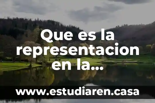 Que es representacion tecnica a lo largo de la historia 5 Que es la representacion en la comunicacion
