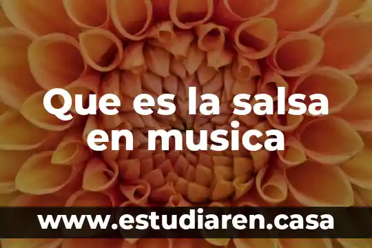 Que es la salsa en musica