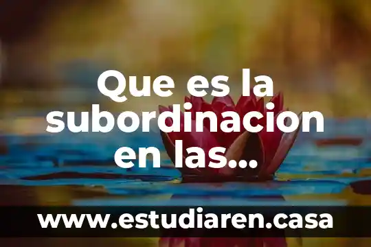 Cuando sientes que estas teniendo relaciones que es esoterico 5 Que es la subordinacion en las relaciones laborales