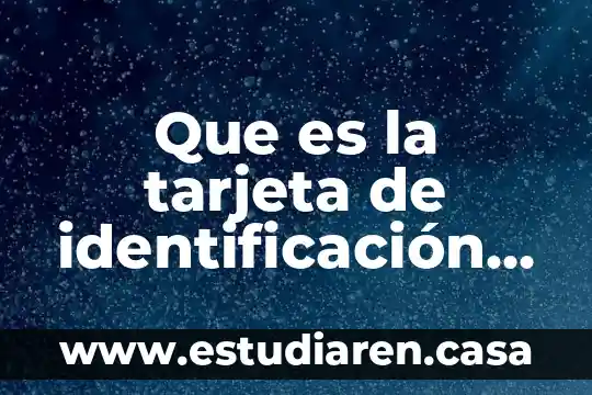 Que es la tarjeta de identificación en instagram