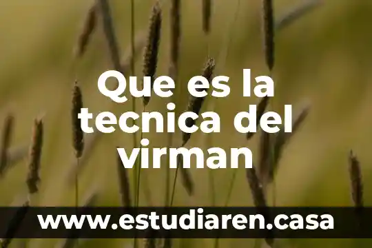 Que es cuando una persona se cotiza 6 Que es la tecnica del virman