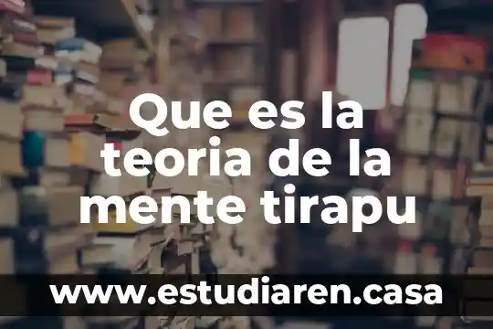 Que es la teoria de la mente tirapu