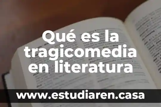 Que es la literatura para rae 4 Qué es la tragicomedia en literatura
