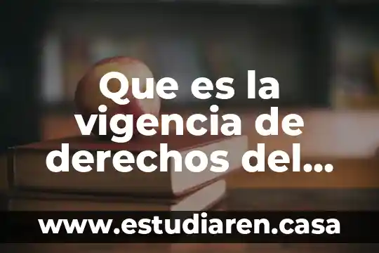 Que es el seguro de arrendamiento 5 Que es la vigencia de derechos del seguro social