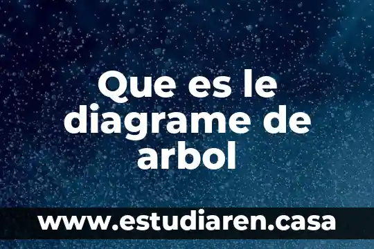 Qué es la vixa productiva de un árbol 3 Que es le diagrame de arbol
